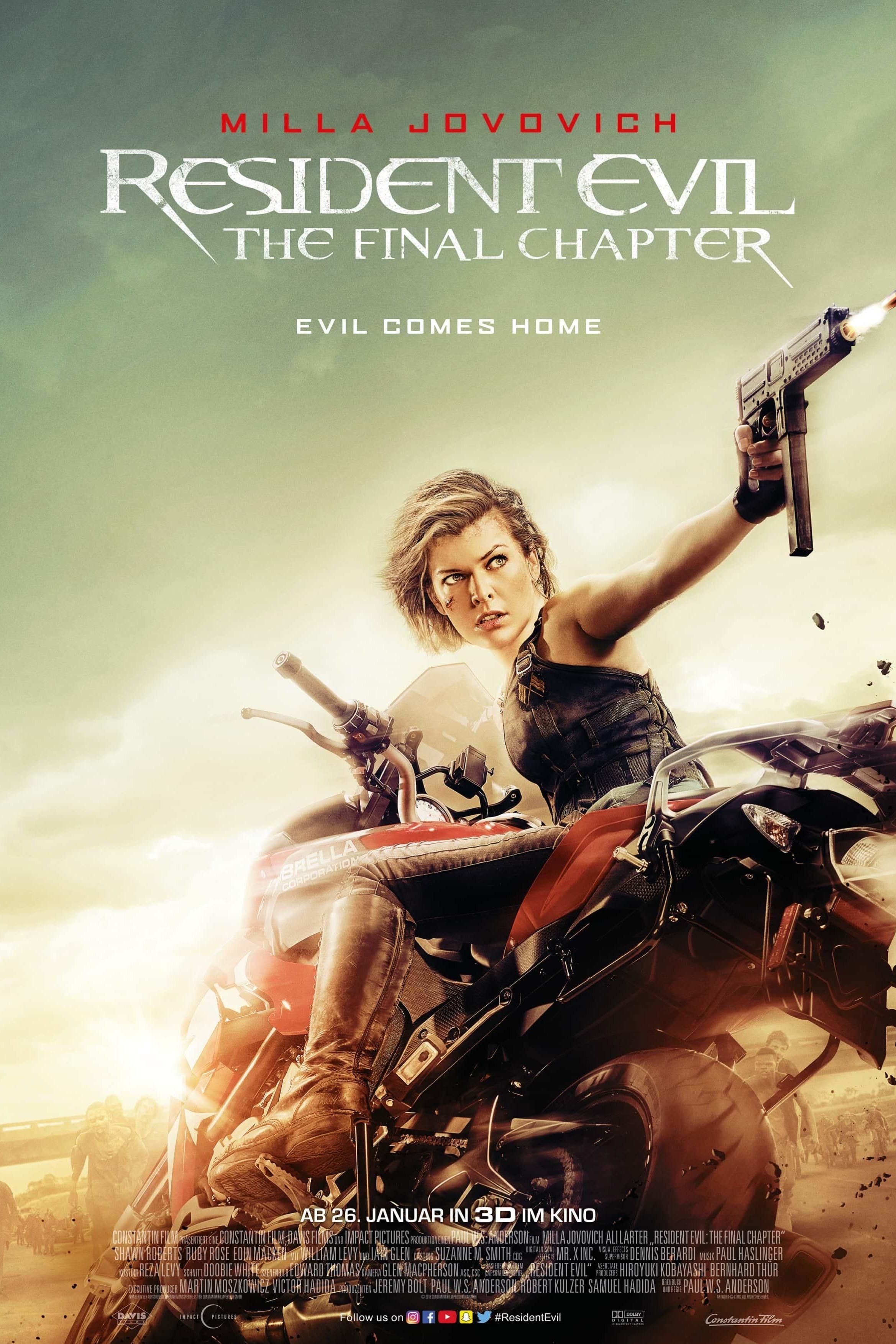 RESIDENT EVIL: THE FINAL CHAPTER TV SPOT - TEASER PREVIEW (2017) 