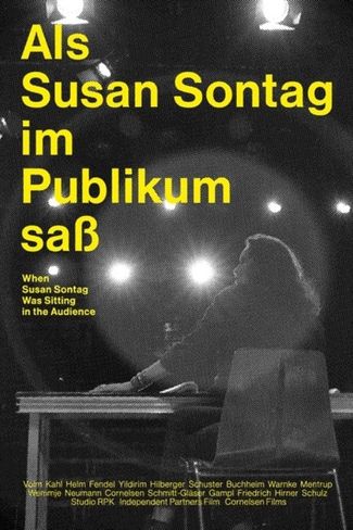 Poster of Als Susan Sontag im Publikum saß