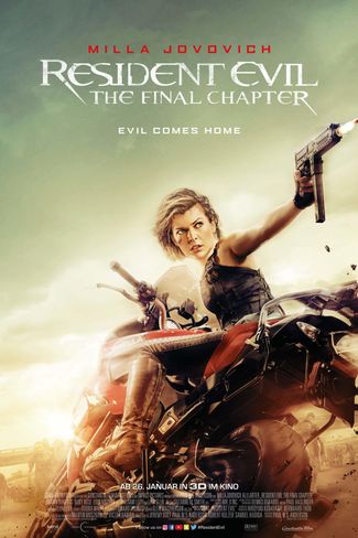 Poster zu Resident Evil 6: The Final Chapter