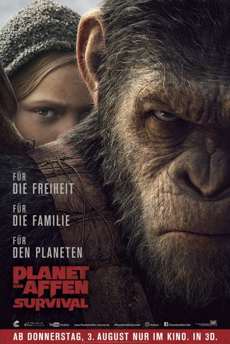 Poster zu Planet der Affen 3: Survival