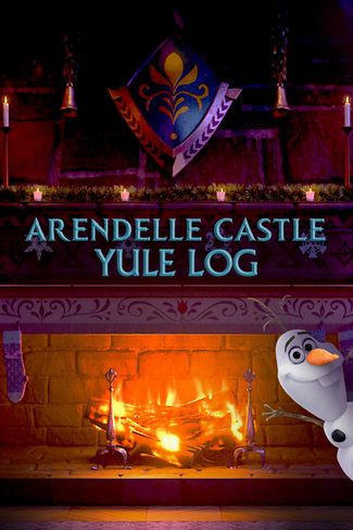 Poster of Arendelle Castle Yule Log