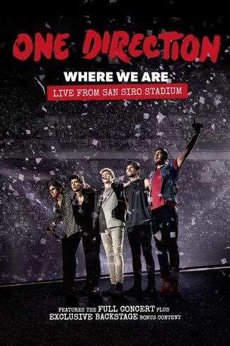 Poster of One Direction: Where We Are - The Concert