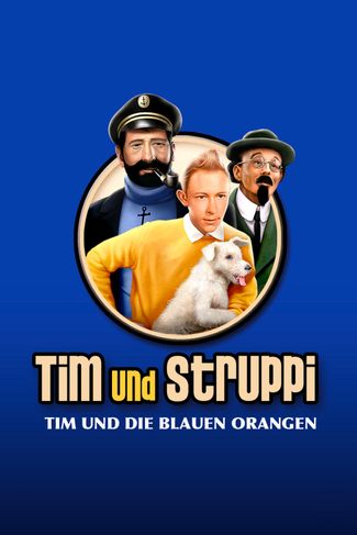 Poster of Tintin and the Blue Oranges