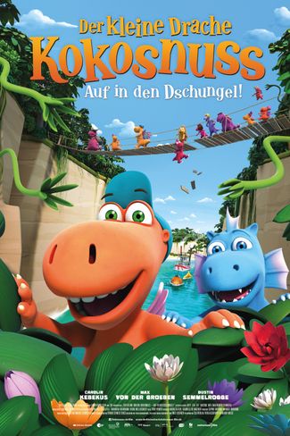 Poster zu Der Kleine Drache Kokosnuss: Auf in den Dschungel!