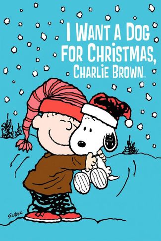 Poster of I Want a Dog for Christmas, Charlie Brown