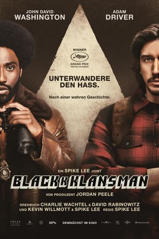 Poster of BlacKkKlansman