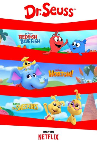 Poster of Dr. Seuss's Red Fish, Blue Fish