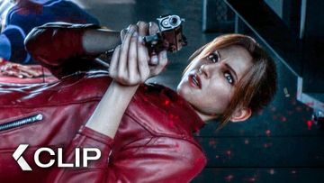 Image of Alcatraz Zombies Surround the Redfield Siblings - RESIDENT EVIL: Death Island Clip