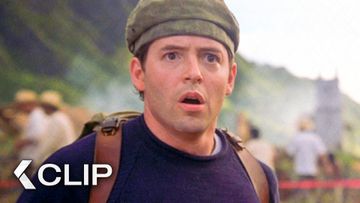 Image of Enormous Monster Tracks - GODZILLA Clip (1998) Matthew Broderick, Jean Reno