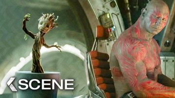 Image of Dancing Baby Groot Scene - GUARDIANS OF THE GALAXY (2014)