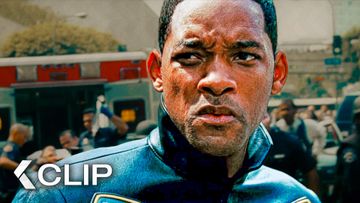 Image of First Act as a Superhero Scene - HANCOCK Clip