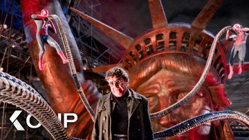 Image of Spider-Man and Doctor Octopus Cure The Villains Scene - Spider-Man: No Way Home (2021)