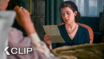 Image of The Queen Mother and Elizabeth Explore Divine Intentions - THE CROWN Clip | Claire Foy