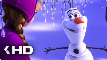 Image of Sven and Anna meeting Olaf Scene - Frozen (2013)