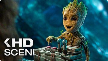 Image of Baby Groot - Don't Push This Button Clip (2017) Guardians of the Galaxy Vol. 2