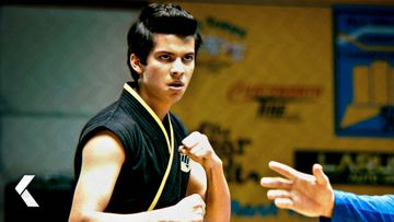 Image of Miguel vs. Xander Tournament Fight - Cobra Kai (Season 1 Episode 10)