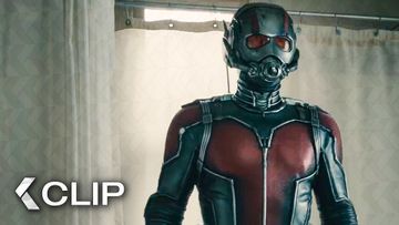 Image of First Suit Up In The Bathroom Movie Clip - Ant-Man (2015)