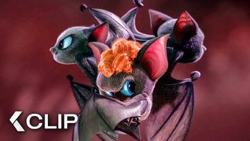 Image of FIGHTING Giant Bat Cronies - HOTEL TRANSYLVANIA 2 Clip | Adam Sandler