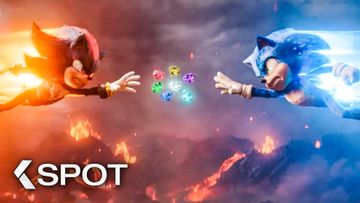 Image of Sonic & Shadow's Battle for the Chaos Emeralds - SONIC THE HEDGEHOG 3 New TV Spot (2024)