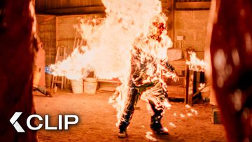 Image of They Burn Him Alive and Escape the Barn - 28 YEARS LATER: THE BONE TEMPLE Clip (2026)