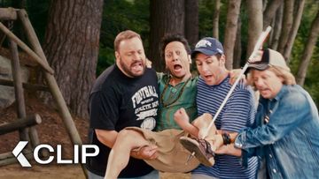 Image of Adam Sandler y Kevin James juegan a la Ruleta de Dardos - SON COMO NIÑOS Clip