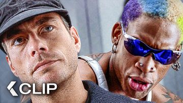 Image of JCVD Jumps out of a Plane with no Parachute - DOUBLE TEAM Clip