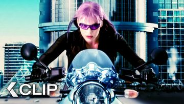 Image of Wait… She Did That With A Bike? - ULTRAVIOLET Clip | Milla Jovovich