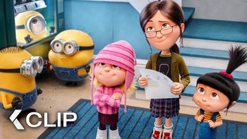 Image of DESPICABLE ME 4 Movie Clip - "Gru's Family Gets New Identities" (2024)