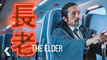 Image of The Elder Confronts Prince Scene - Bullet Train | Brad Pitt, Hiroyuki Sanada