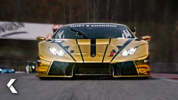 Image of Golden Lambo Crashes Jann’s Nismo Off the Track - GRAN TURISMO Clip (2023) | David Harbour