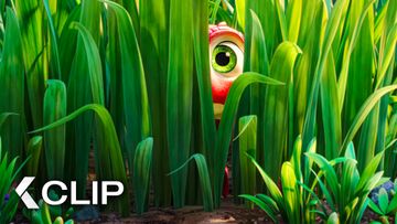 Bild zu Baby T-Rex Rhubarb Hides From Marshall - PAW PATROL 3: THE DINO MOVIE Clip
