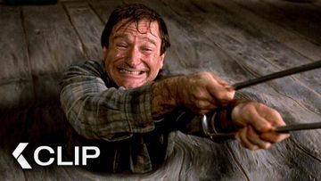 Bild zu Robin Williams versinkt im tödlichen Treibsand - JUMANJI Clip
