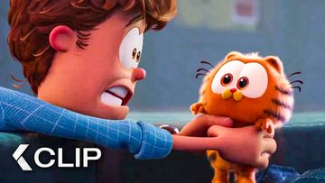 Image of THE GARFIELD MOVIE Clip - Jon Rescues Baby Garfield (2024)