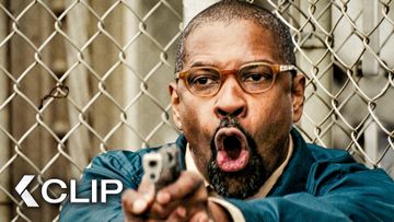 Image of Denzel Washington Chases John Travolta Through the City - THE TAKING OF PELHAM 123 Clip