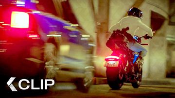 Image of The Motorbike Chase Movie Clip - Vanquish (2021)
