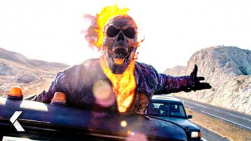 Image of A Flaming Hot Roadkill Scene - Ghost Rider: Spirit of Vengeance (2012) Nicolas Cage, Idris Elba