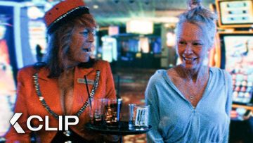 Image of Working In A Casino In Las Vegas - THE LAST SHOWGIRL Clip (2025) Pamela Anderson, Jamie Lee Curtis