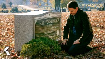 Image of Daniel Visits Miyagi's Grave - Cobra Kai