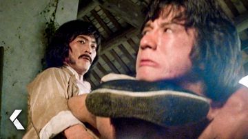 Image of Freddy Wong's First Fight With Thunderleg Scene - Drunken Master | Jackie Chan