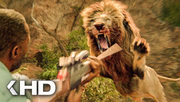 Image of Sniper Rifle vs Lion Scene - BEAST (2022)