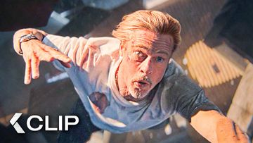 Image of The Final Fight Goes OFF THE RAILS - BULLET TRAIN Clip | Brad Pitt