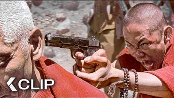 Image of A Peaceful Land Meets Brutal Force - SEVEN YEARS IN TIBET Clip | Brad Pitt