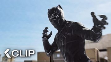 Image of Bucky Vs. Black Panther EPIC Rooftop Fight - Clip