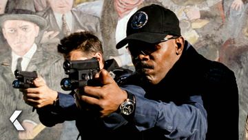 Image of Montel Nearly Escapes Custody Scene - S.W.A.T. (2003) Samuel L. Jackson, Colin Farrell
