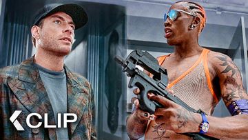 Image of Van Damme Prevents a Mass Shooting Disaster - DOUBLE TEAM Clip