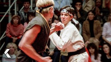 Image of The Karate Tournament Scene - The Karate Kid (1984)