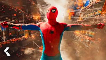 Image of Spider-Man: Homecoming - Best Action Scenes | Tom Holland, Robert Downey Jr.