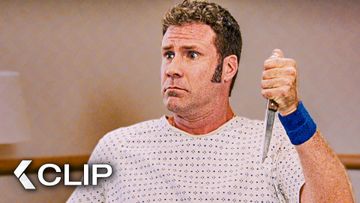 Image of "I'm Paralyzed" Ricky Bobby Stabs His Own Leg - TALLADEGA NIGHTS: THE BALLAD OF RICKY BOBBY Clip