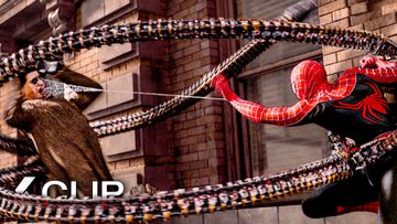 Image of Spider-Man vs. Doc Ock Bank Fight Scene - SPIDER-MAN 2 Clip | Tobey Maguire