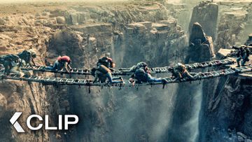 Image of Crossing The Ladder During Earthquakes Scene - GREENLAND 2: MIGRATION